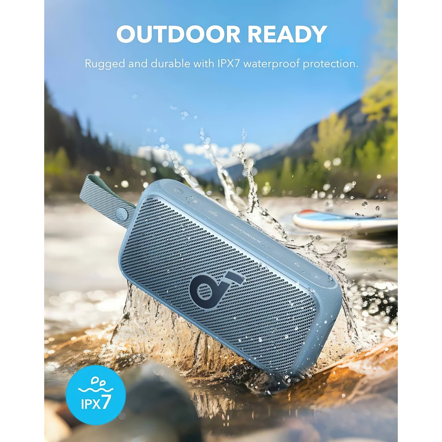 Boxa Portabila Bluetooth Anker SoundCore Motion 300, 30W, TWS, Waterproof, Albastra A3135031