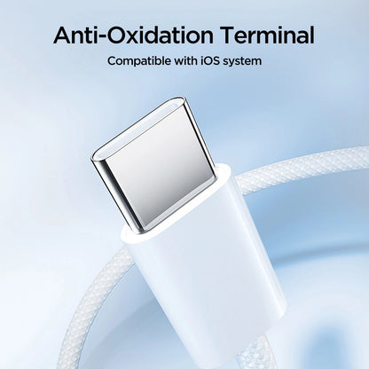 Cablu Date si Incarcare USB-C - USB-C Joyroom S-A45, 60W, 1m, Alb