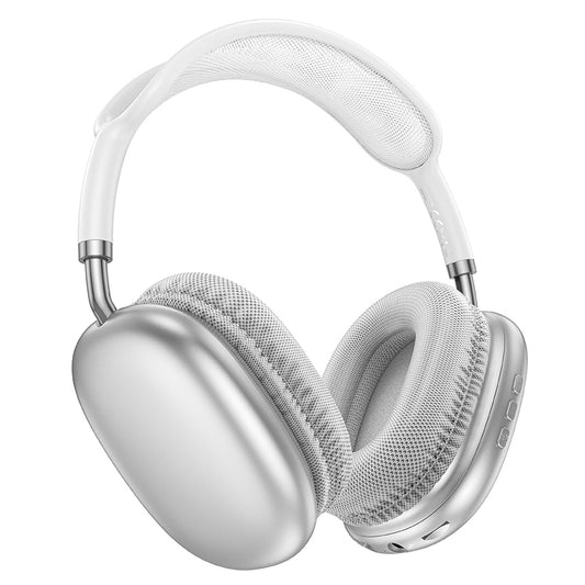 Handsfree Bluetooth Borofone BO22 Plus Elegant, A2DP, Argintiu