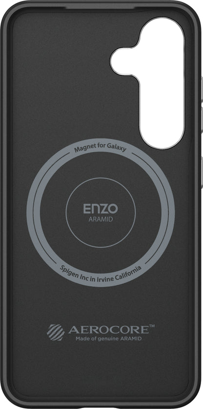 Husa pentru Samsung Galaxy S25+ S936, Spigen Enzo Aramid Magnet, Neagra GP-FPS936PGABW