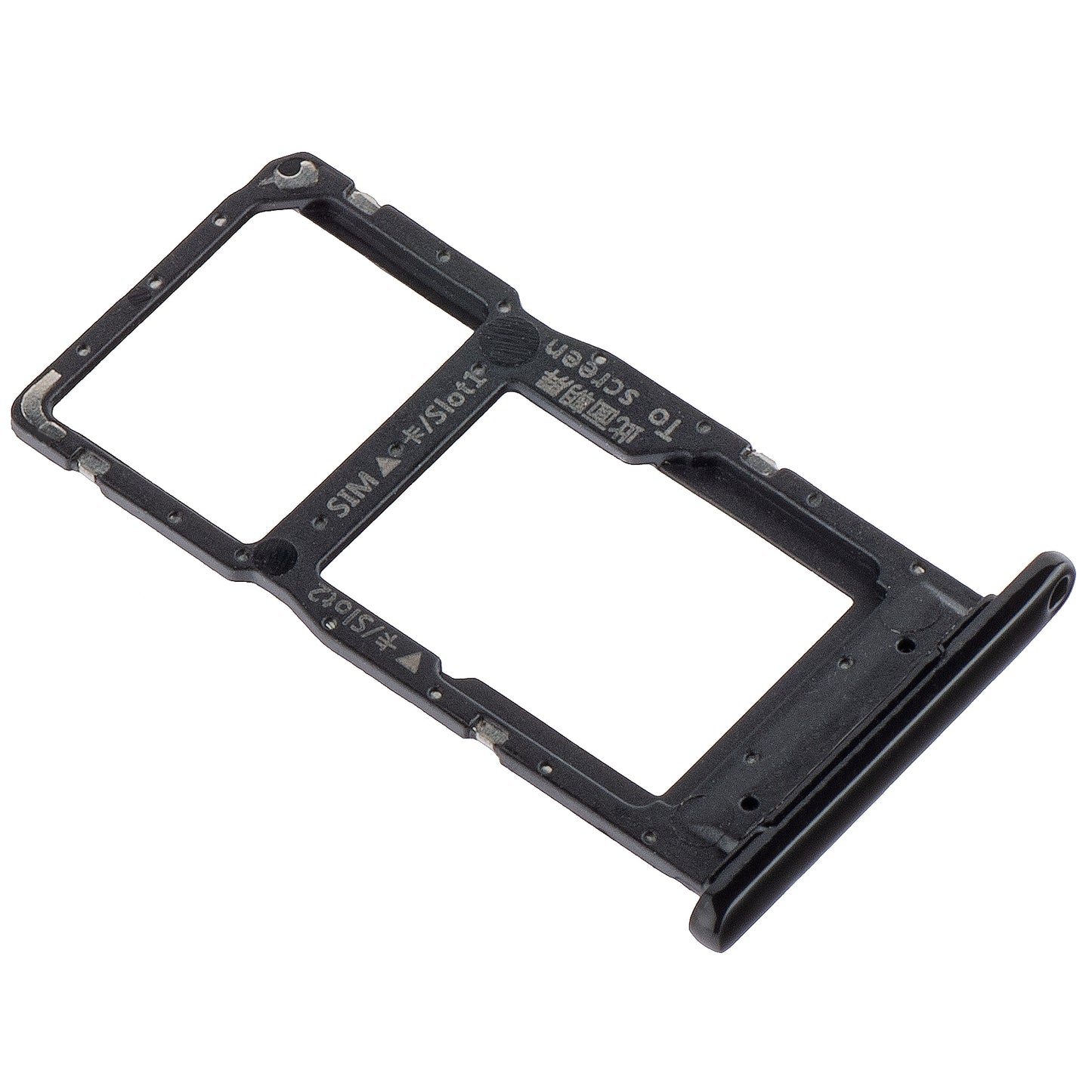 Suport SIM - Card Huawei P Smart (2019), Negru